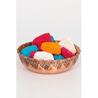 Bakır İşlemeli Çerez Tabağı (Bronz)