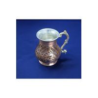 Bakır Tuğra İşlemeli Bardak ( Kırmızı)