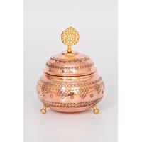 Bronz Dövme Bakır Şekerlik Üzüm İşlemeli