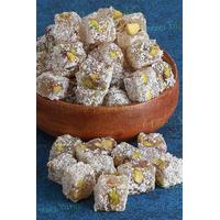 Çifte Kavrulmuş Fıstıklı Sade Lokum (500gr)