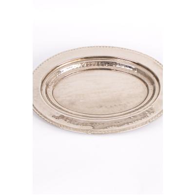 Bakır Dövme Sunum Tabağı ( Orta Boy)