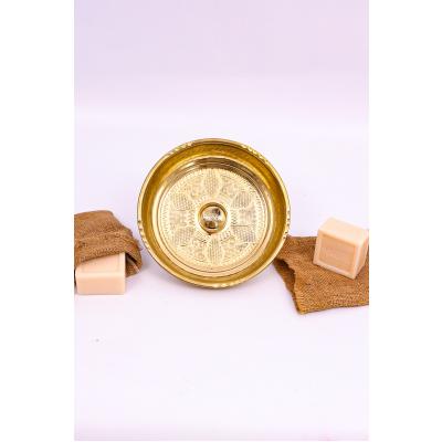 Bakır Hamam Tası (Altın Tuğralı)